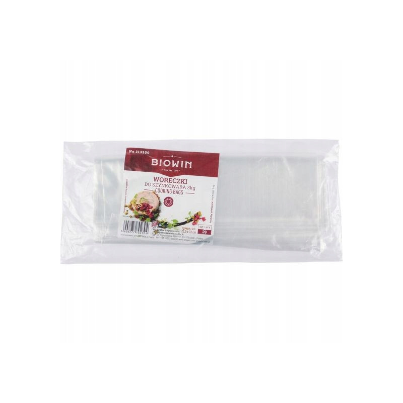 Woreczki Foliowe Do Szynkowaru 3kg 22,5x32cm 20 Sz
