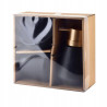 EDA BLACK Komplet łazienkowy dozownik 350ml