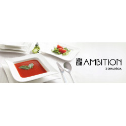 SERWIS KAWOWY Kubiko AMBITION 17el PORCELANA na 6 osób zastawa