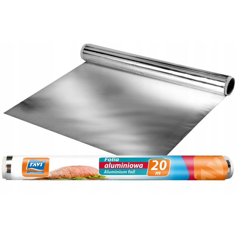 FOLIA ALUMINIOWA 20M/29CM ROLKA