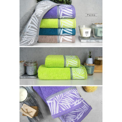 PALMS RĘCZNIK GRENO 70x130 SZMARAGDOWY 400