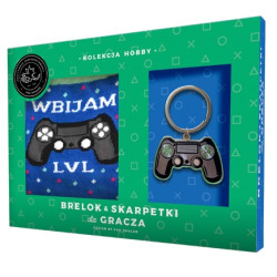 KOMPLET SKARPETKI I BRELOK DLA GRACZA