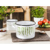 EUKALIPTUS GARNEK EMALIOWANY 5.8L ŚR.22CM WYS.16CM