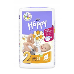 BELLA Baby Happy Pieluszki jednorazowe 2 mini (3-6
