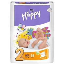 BELLA Baby Happy Pieluszki jednorazowe 2 mini (3-6