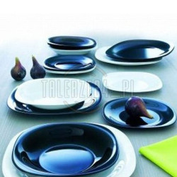 Talerz głęboki Carine Black 21 x 21 cm LUMINARC
