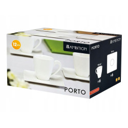 12-elementowy komplet deserowy na 6 osób - PORTO AMBITION