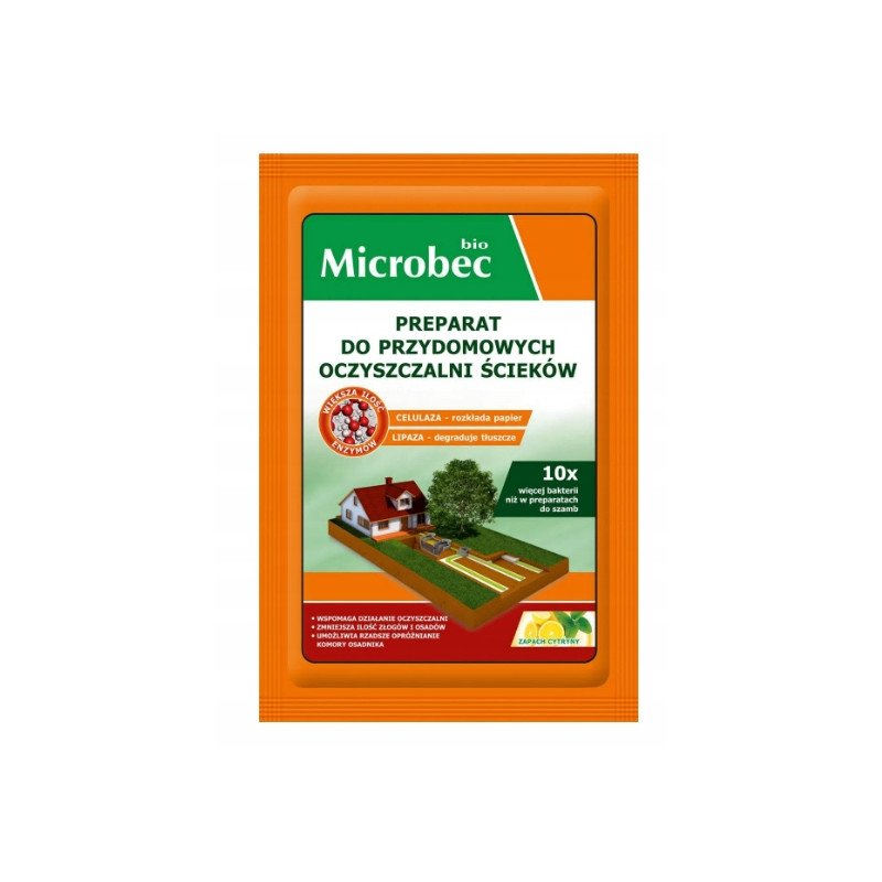 Microbec Bio saszetka do eko szamba Aktywator do oczyszczalni 35g