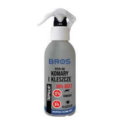 Płyn na KOMARY KLESZCZE 130 ml Środek PRZECIWKO KOMAROM KLESZCZOM 50% DEET
