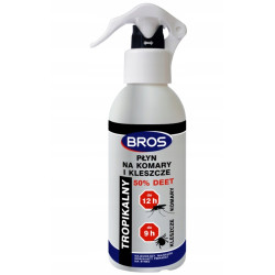 Płyn na KOMARY KLESZCZE 130 ml Środek PRZECIWKO KOMAROM KLESZCZOM 50% DEET