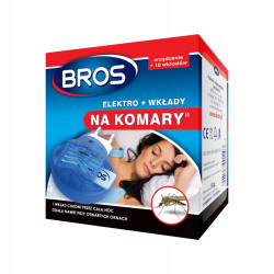 Bros Elektryczny na komary i wkłady 10 szt.