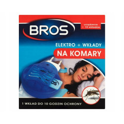 Bros Elektryczny na komary i wkłady 10 szt.