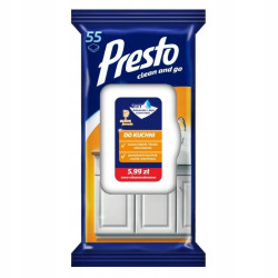 Ściereczki czyszczące do Kuchni Presto 55 sztuk