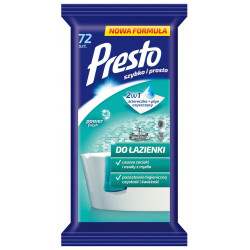 PRESTO Ściereczki nawilżane do łazienki 48 szt