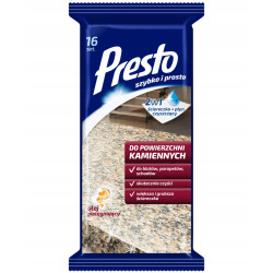 Presto Ściereczki do Powierzchni Kamiennych 16 szt