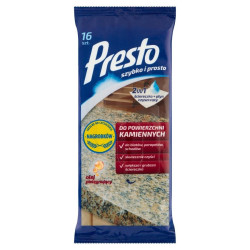 Presto Ściereczki do Powierzchni Kamiennych 16 szt
