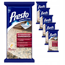 Presto Ściereczki do Powierzchni Kamiennych 16 szt