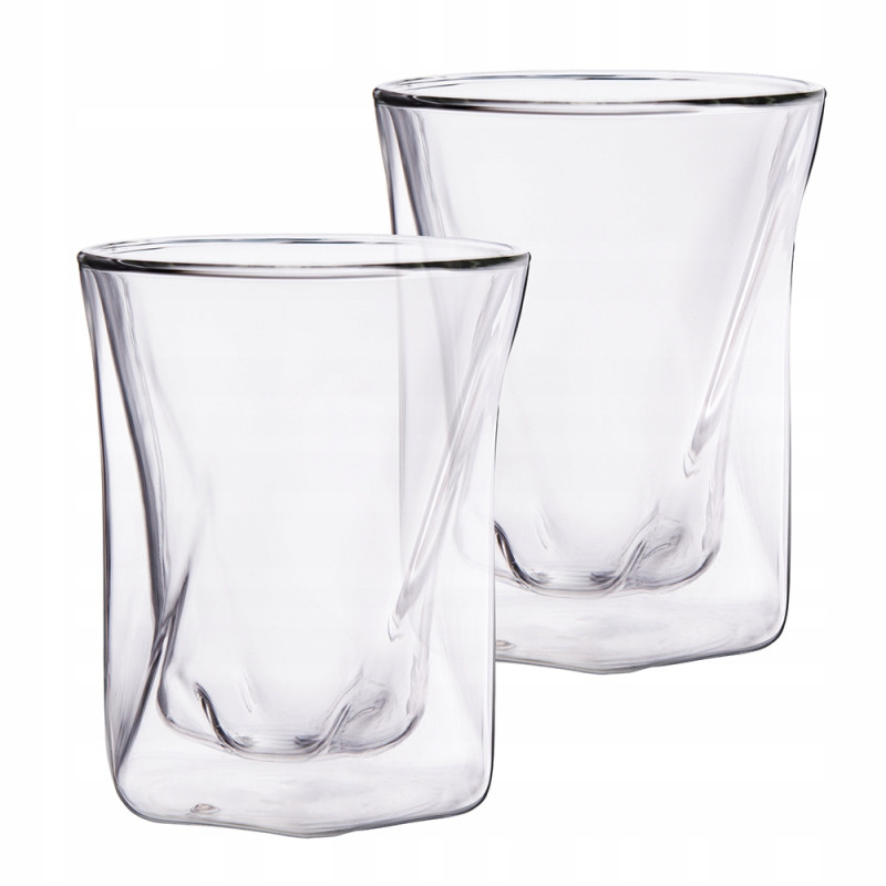 KOMPLET 2 SZKLANEK TERMICZNYCH DO WHISKY 300 ML
