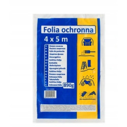 Folia ochronna budowlana 4 x 5 m 280 g regranulat