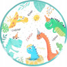 BALON FOLIOWY DINOZAUR 70CM