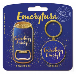 KOMPLET OTWIERACZ BRELOK DLA EMERYTA NA EMERUTUR