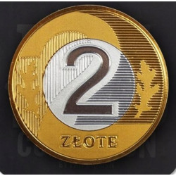 MAGNES 2 ZŁ ZŁOTE MONETA