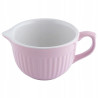MISKA CERAMICZNA Z UCHWYTEM I WYLEWKĄ RÓŻOWA 550ML DO SOSU ALTOM DESIGN