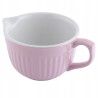 MISKA CERAMICZNA Z UCHWYTEM I WYLEWKĄ RÓŻOWA 550ML DO SOSU ALTOM DESIGN