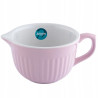 MISKA CERAMICZNA Z UCHWYTEM I WYLEWKĄ RÓŻOWA 550ML DO SOSU ALTOM DESIGN