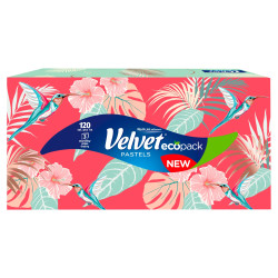 Velvet Chusteczki higieniczne bezzapachowe Pastels ART 3 warst. 120 szt.