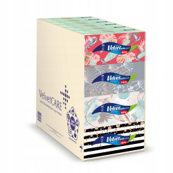 Velvet Chusteczki higieniczne bezzapachowe Pastels ART 3 warst. 120 szt.