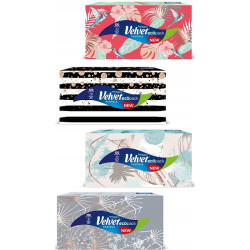 Velvet Chusteczki higieniczne bezzapachowe Pastels ART 3 warst. 120 szt.