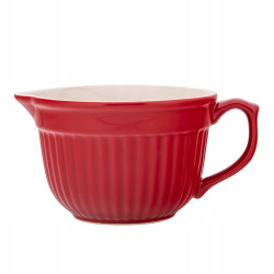 RED CHILLI NACZYNIE CERAMICZNE Z UCHWYTEM I WYLEWKĄ 17.5X13.5X9 CM 550 ML