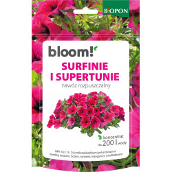 BIOPON nawóz rozpuszczalny BLOOM! SURFINIE i SUPERTUNIE 200g