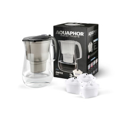Dzbanek AQUAPHOR Onyx 4.2 l Czarny 3 wkłady B25 MAXFOR MG