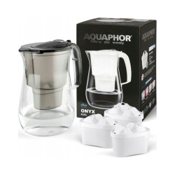 Dzbanek AQUAPHOR Onyx 4.2 l Czarny 3 wkłady B25 MAXFOR MG