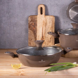 Rondel indukcja 2,6 l głęboka patelnia z pokrywką Valdinox Explore 26 cm