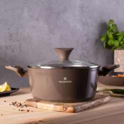 Garnek tradycyjny z pokrywką 20 cm 2,4 l Valdinox Explore indukcja gaz