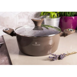 Garnek tradycyjny z pokrywką 20 cm 2,4 l Valdinox Explore indukcja gaz