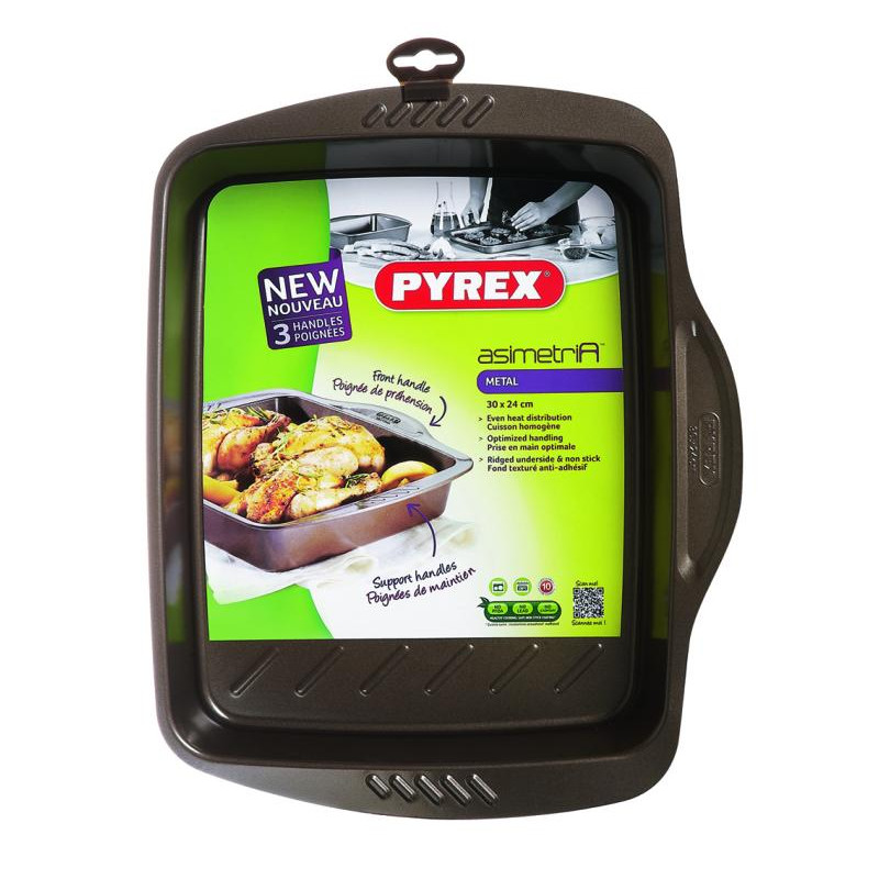 Forma / blacha Asimetria 30 x 24 x 6 cm PYREX