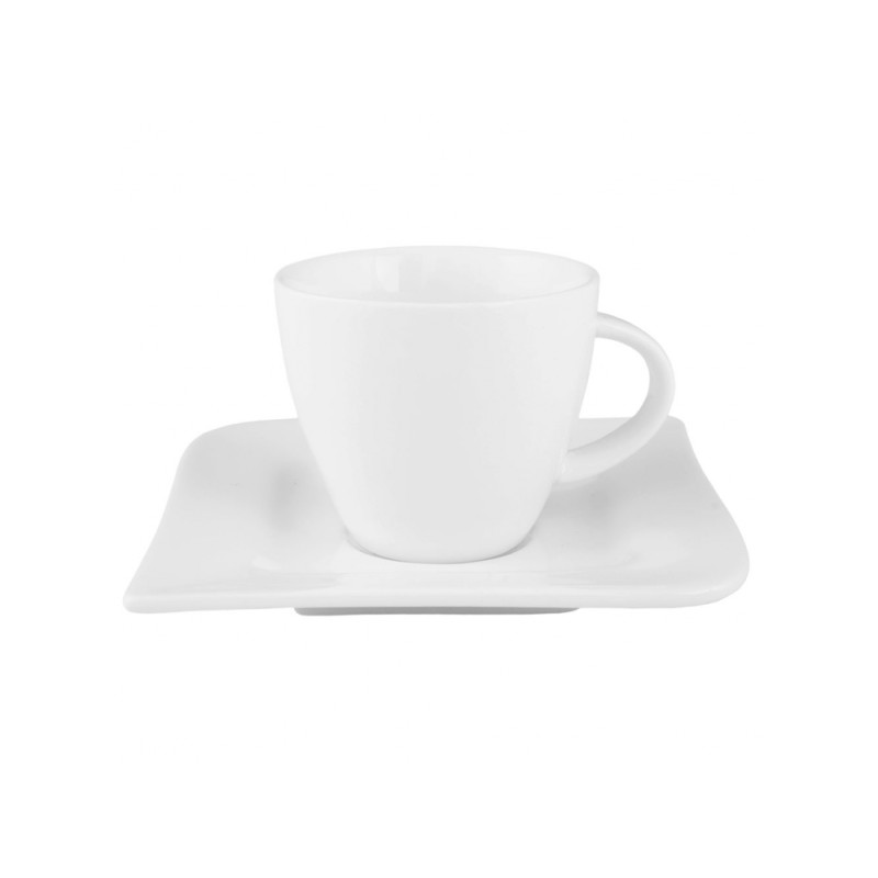 AMBITION FALA KOMPLET 12ELEMENTÓW 6XFILIŻANKA 220ML 6XSPODEK 14CM