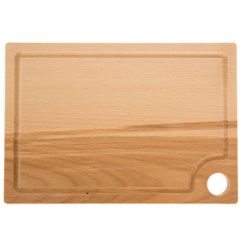 Deska do krojenia drewniana prostokątna Woody 26 x 18 cm DOMOTTI