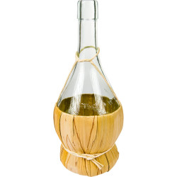 BUTELKA SZKLANA FIASCO W OPLOCIE 0.75L (631204)