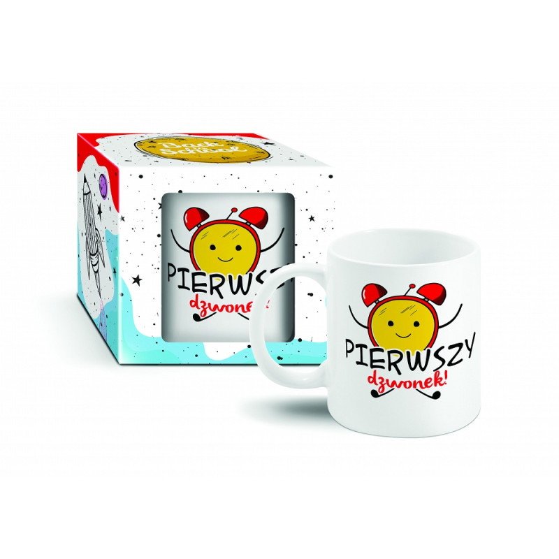 KUBEK BOSS 300 ML "PIERWSZY DZWONEK"  TUŁ