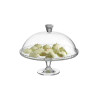 Patera na nóżce z kloszem Patisserie Pasabahce 32 cm