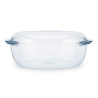 NACZYNIE ŻAROODPORNE do zapiekania SZKLANE owal 4l