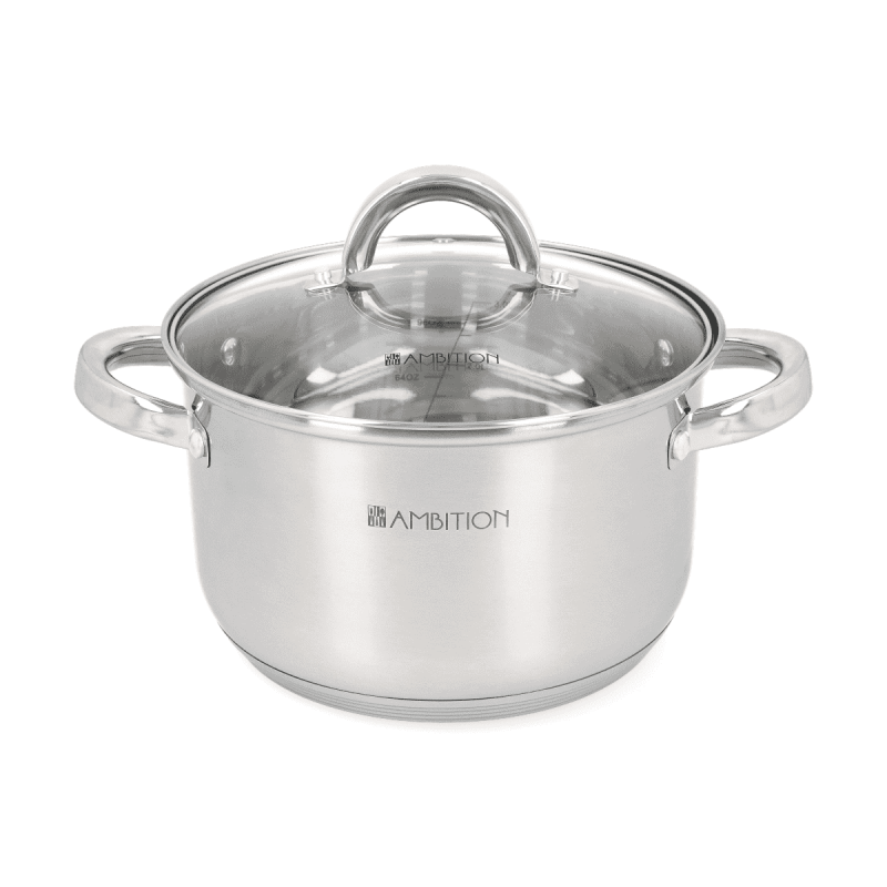 AM-BERRY GARNEK 24CM/6,1L ZE SZKLANˇ POKRYWˇ