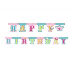 Baner urodzinowy Happy Birthday Księżniczka 174cm