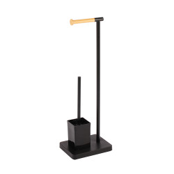 STOJAK NA PAPIER TOALETOWY LOFT METALOWY   SZCZOTKA DO WC 23X18X69.5 CM