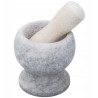 Solidny moździerz kamienny 10 cm + tłuczek (różne kolory)